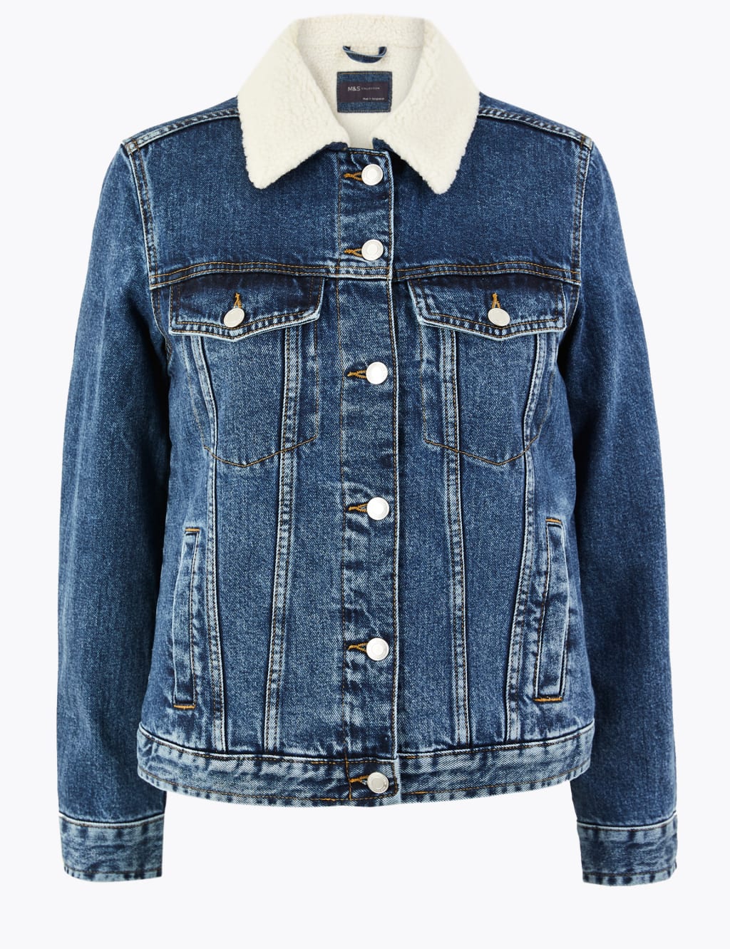 Denim Borg Lined Jacket 2 of 5