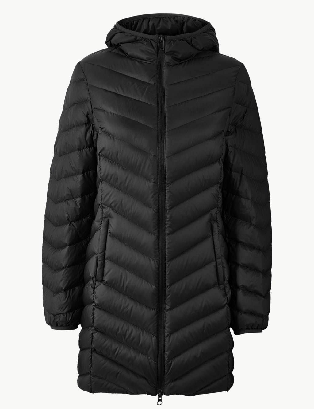 Lightweight Down Feather Coat M S Collection M S