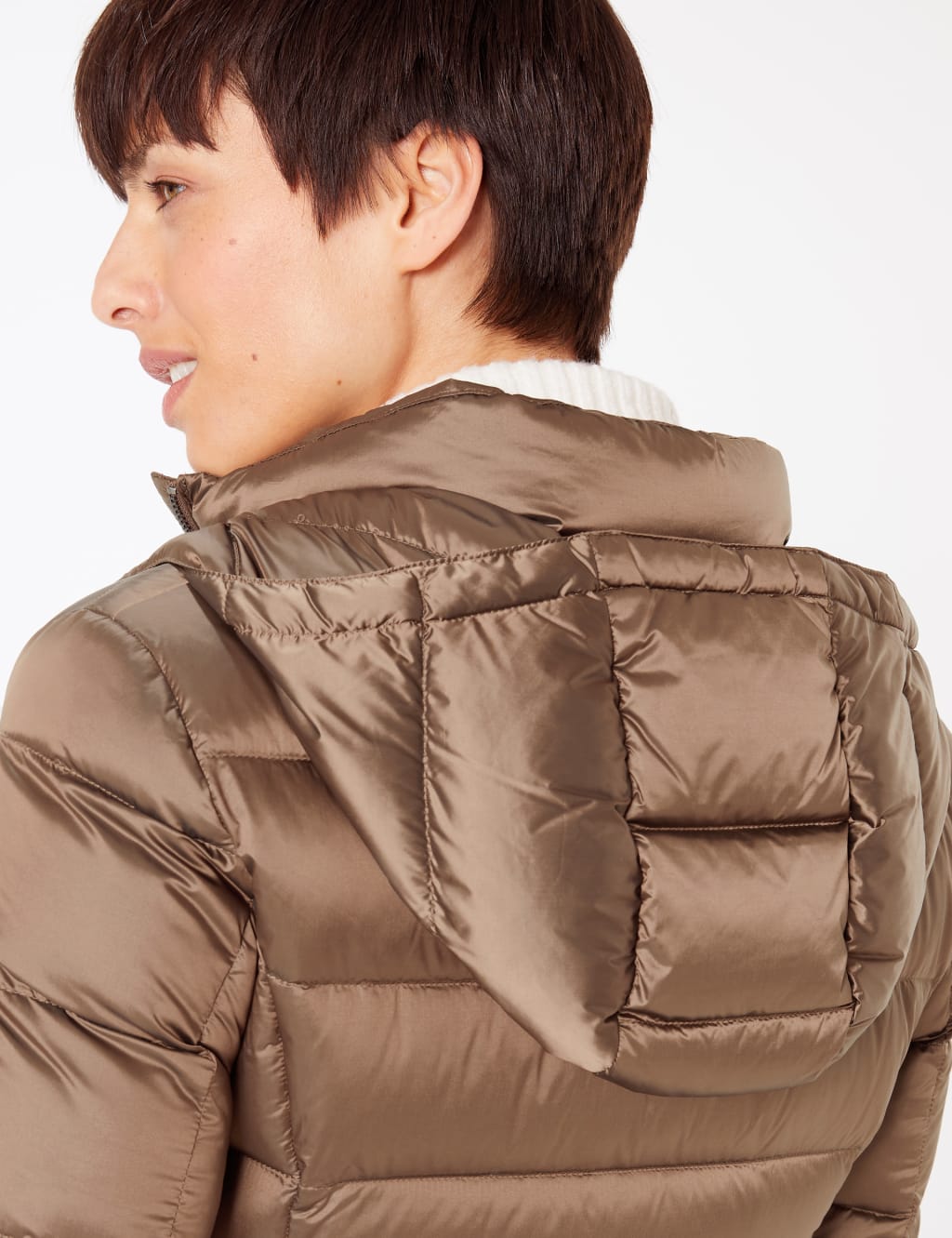 Per una down and feather jacket hot sale