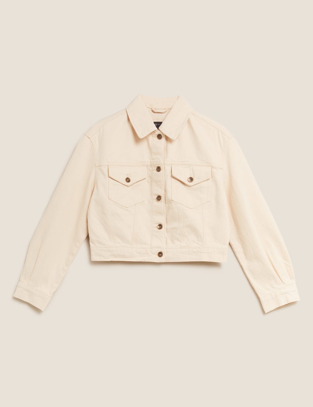 Denim Cropped Jacket 2 of 6