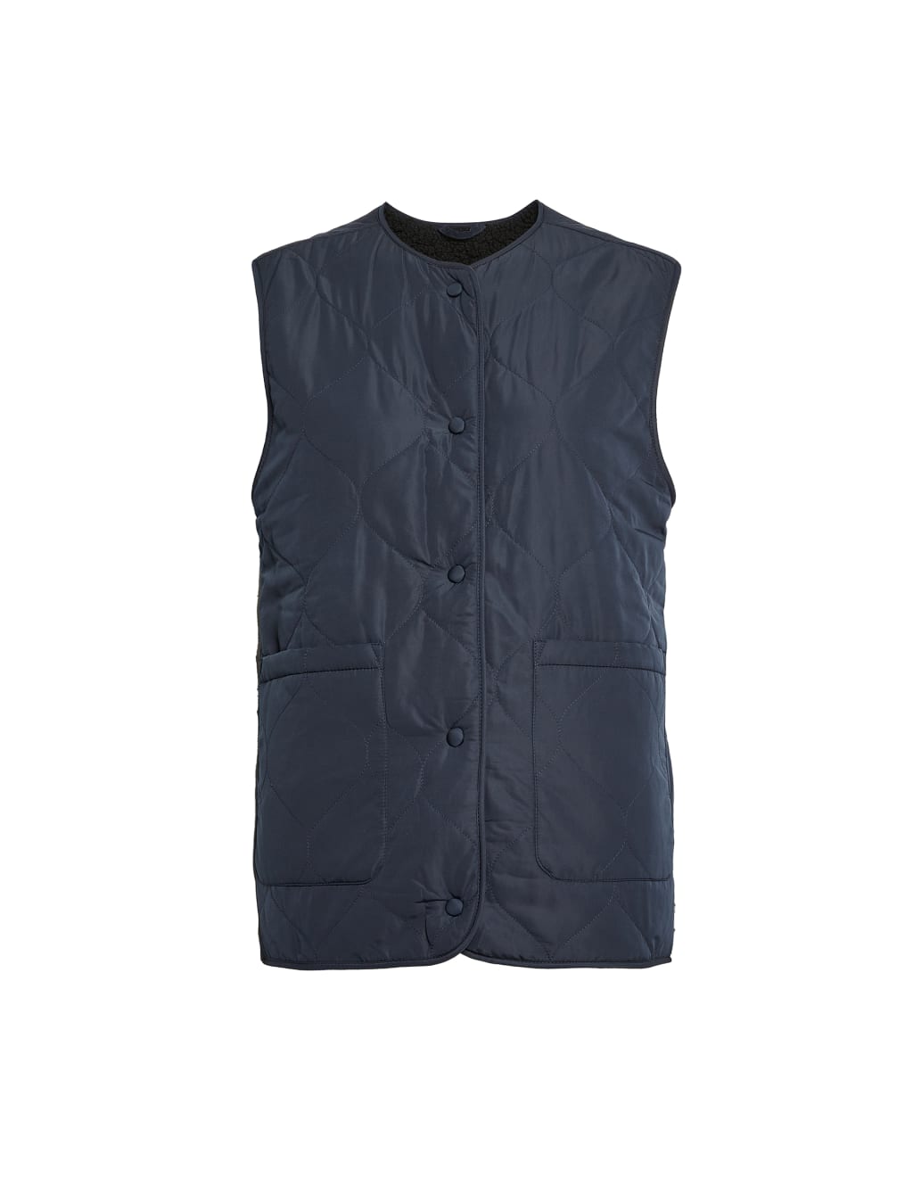 Quilted Reversible Borg Lined Gilet 2 of 10