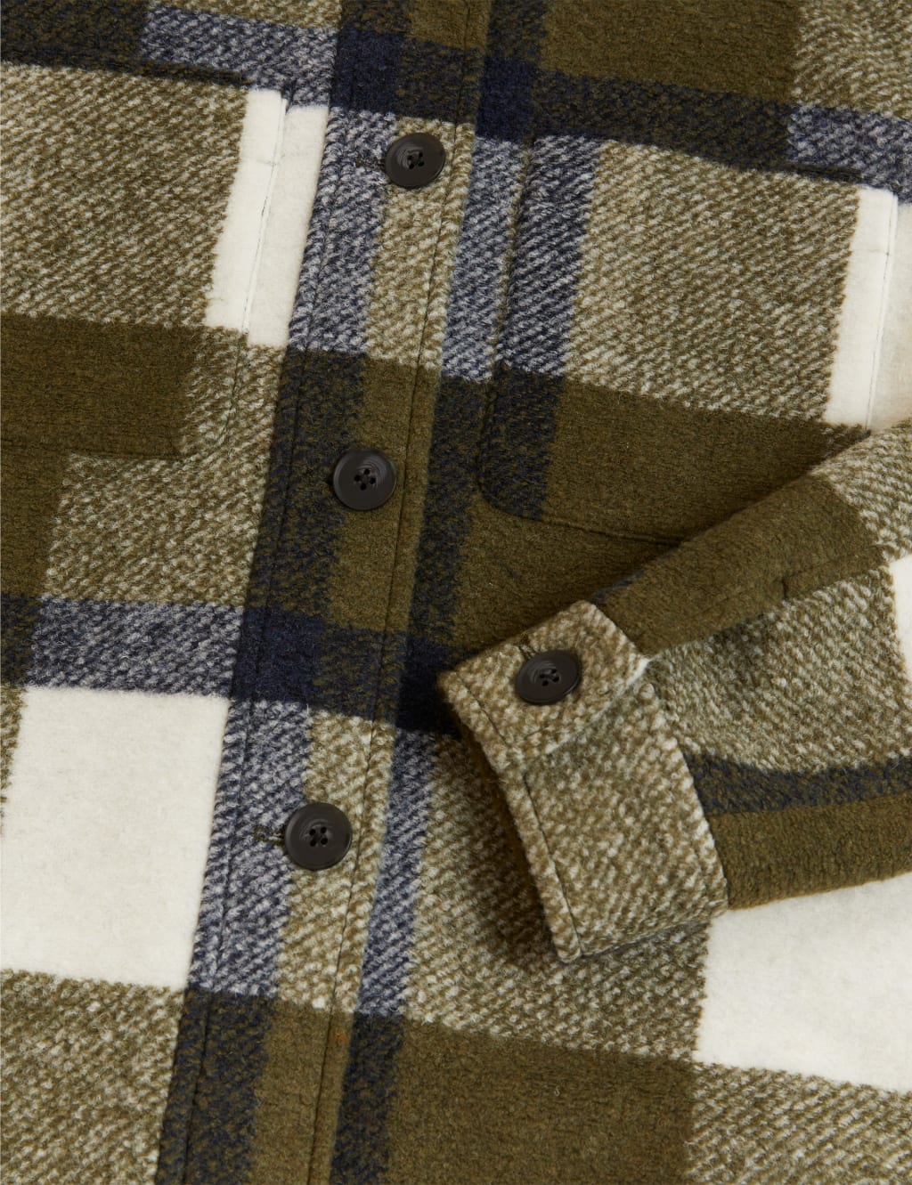 Checked Collared Relaxed Shacket 7 of 7