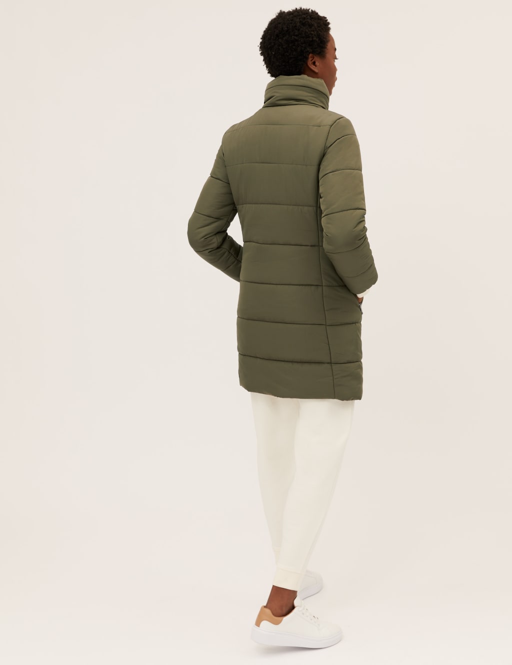 Recycled Thermowarmth™ Funnel Neck Coat 5 of 7