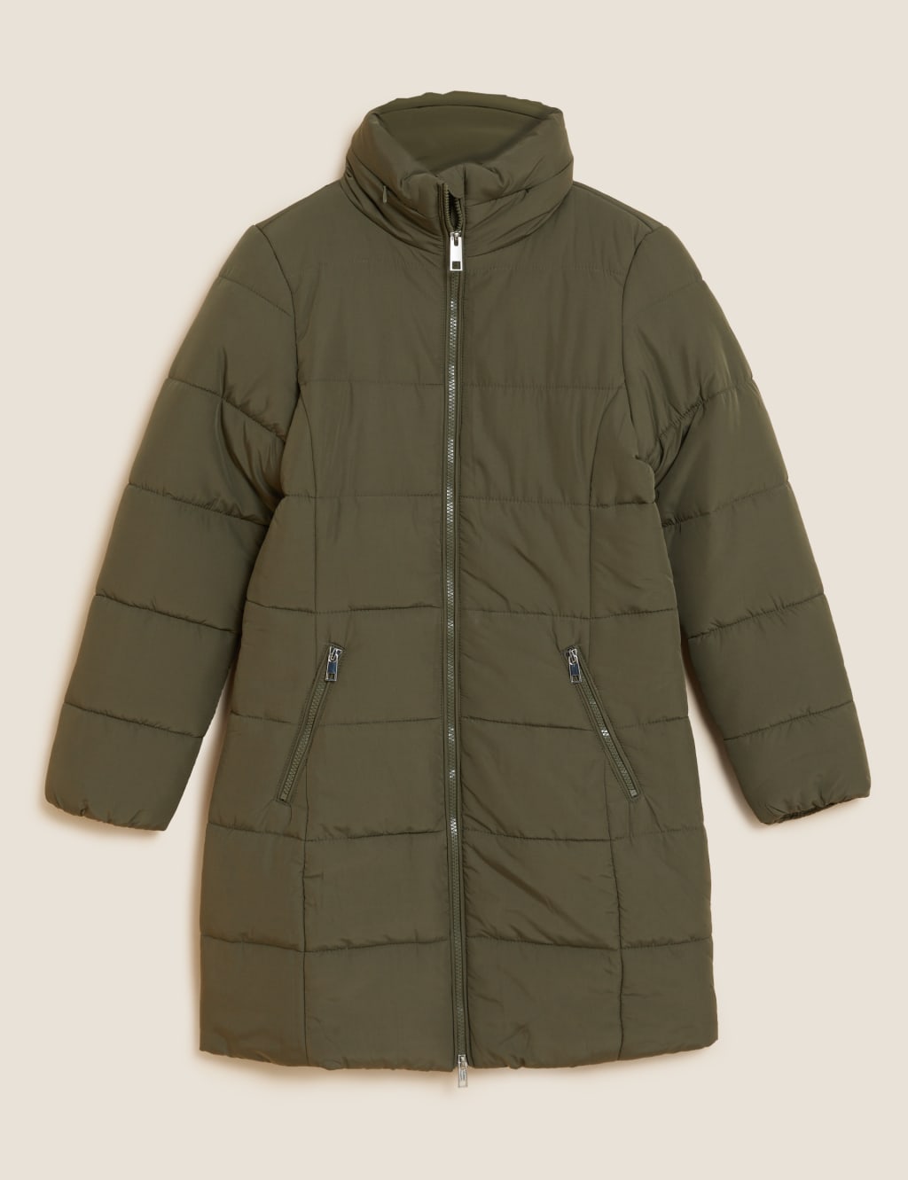 Recycled Thermowarmth™ Funnel Neck Coat 2 of 7