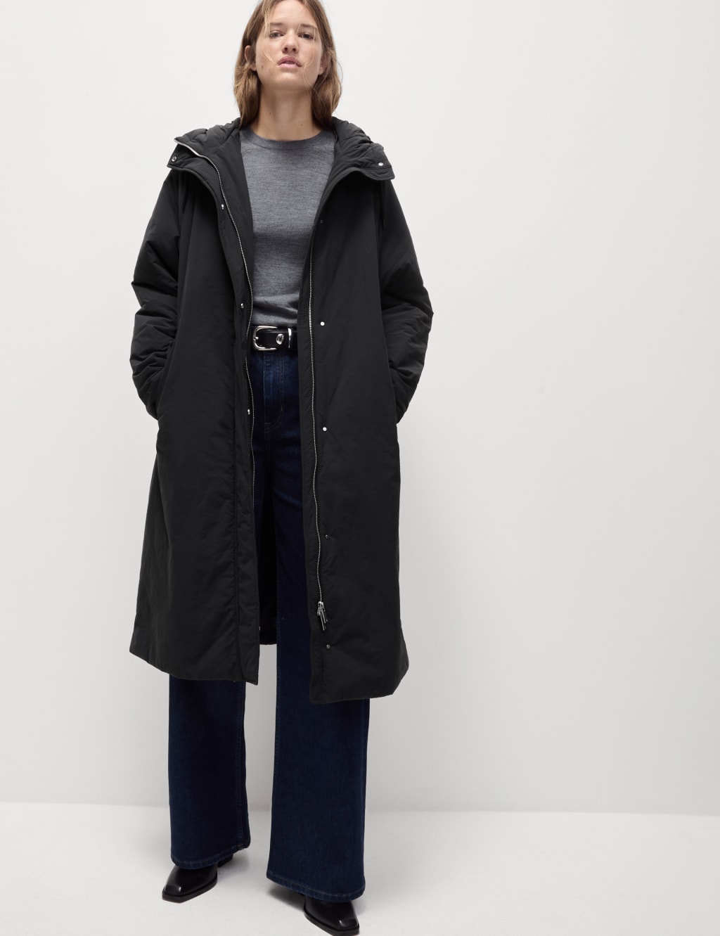 Lightweight Padded Parka Coat
