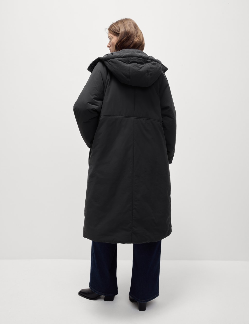 Lightweight Padded Parka Coat M S Collection M S
