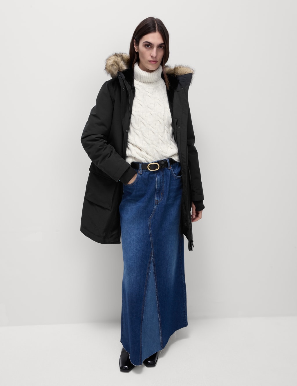 Stormwear Ultra Hooded Faux Fur Lined Parka Coat