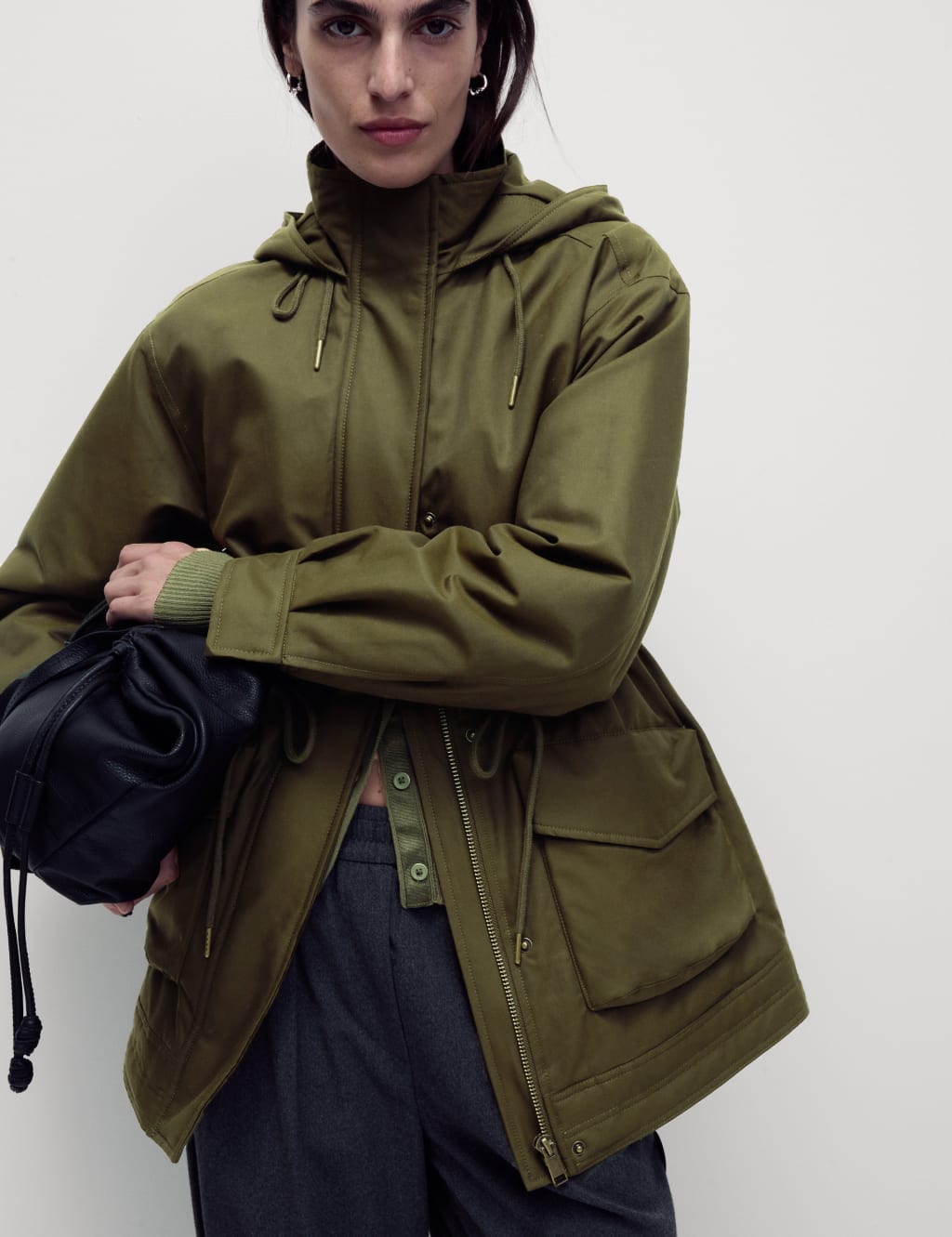 Quality parka top