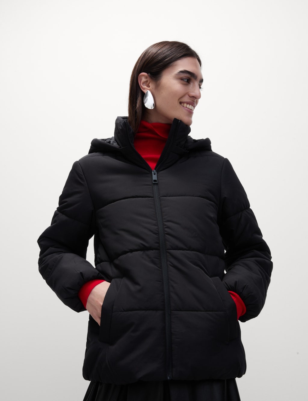 Marks and spencer hooded coats store