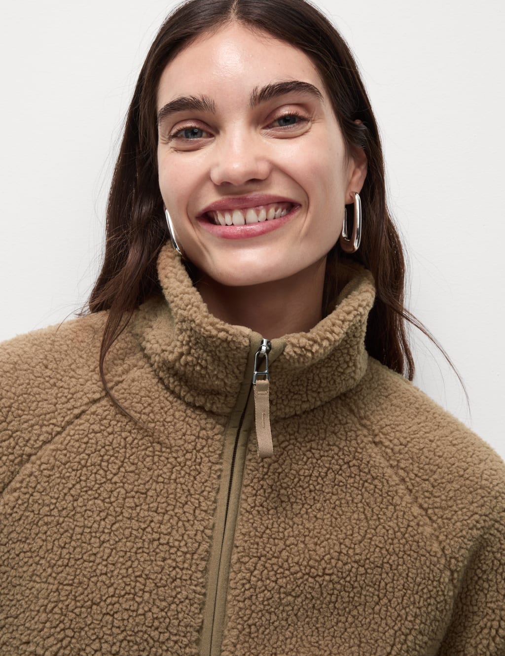 Polo neck jacket clearance