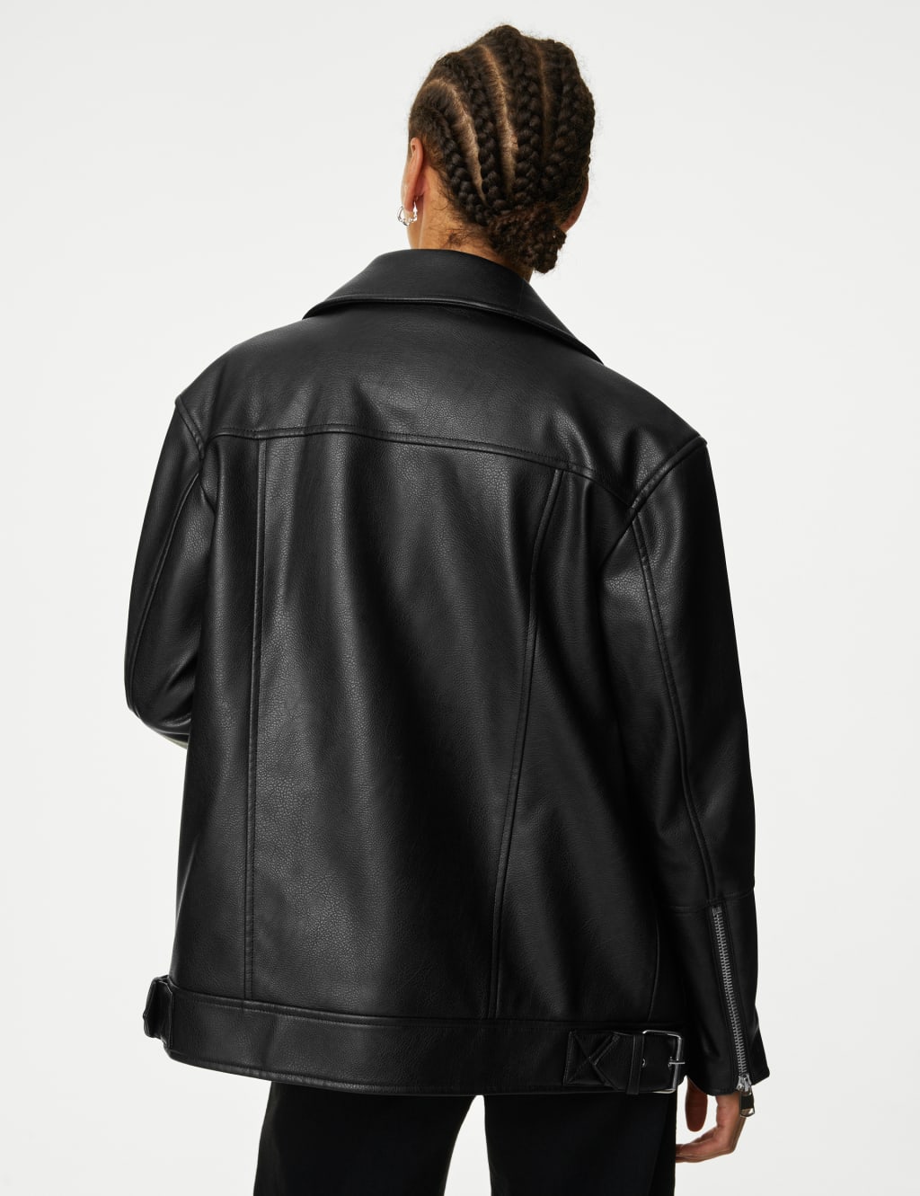 Charles and a half faux leather jacket online