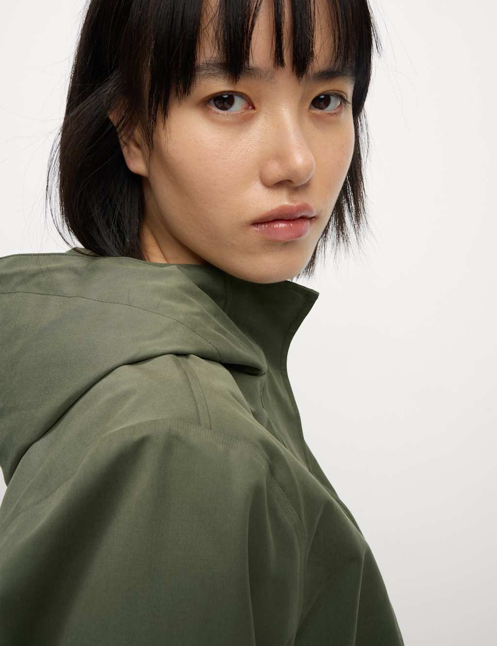 Stormwear™ Hooded Rain Jacket with Cotton 3 of 8