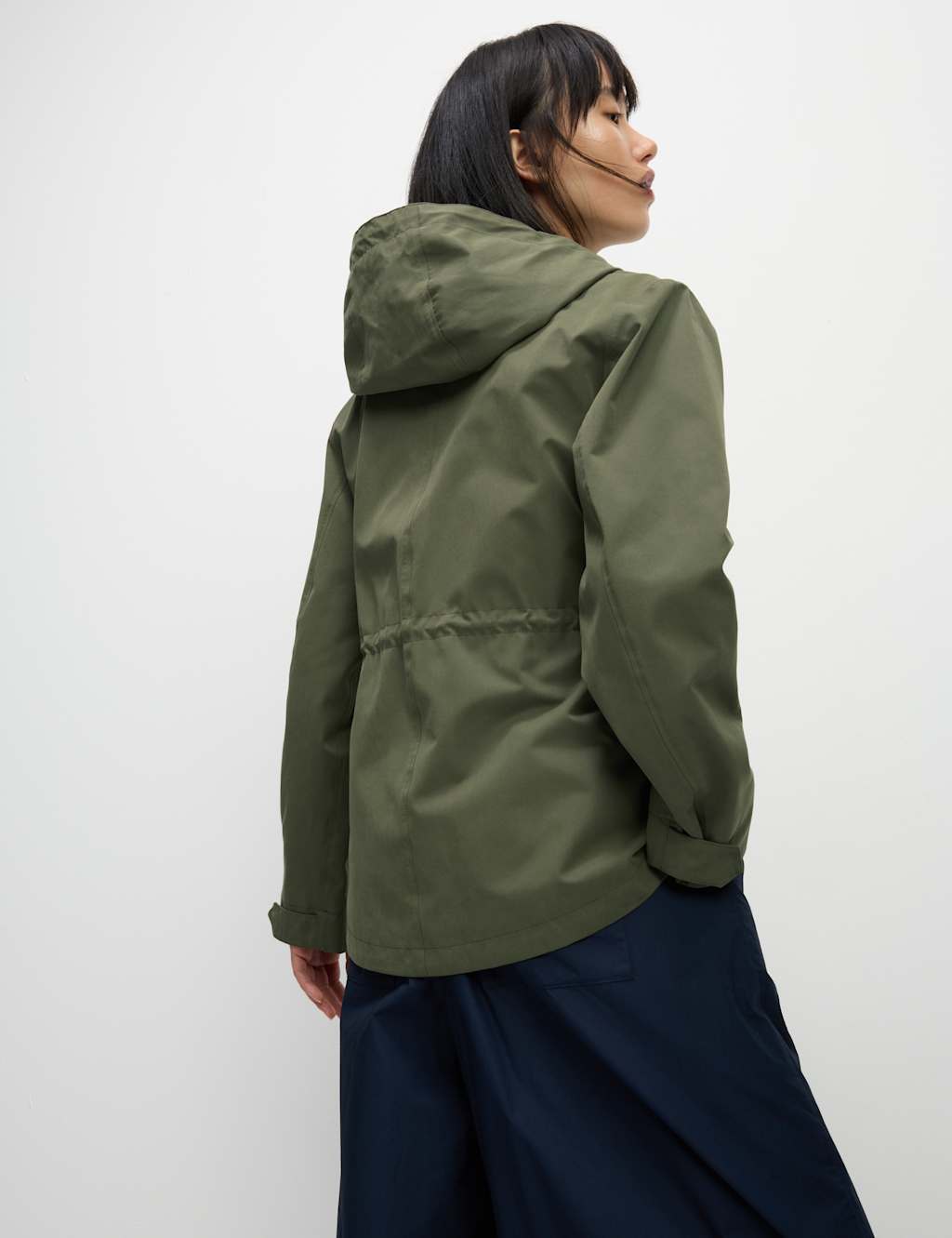 Stormwear™ Hooded Rain Jacket with Cotton 5 of 8