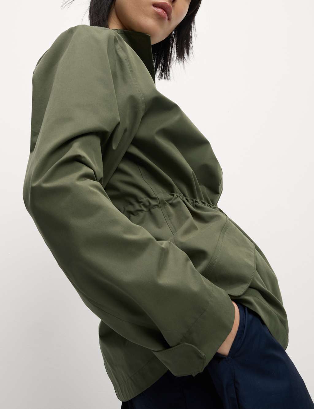 Stormwear™ Hooded Rain Jacket with Cotton 6 of 8