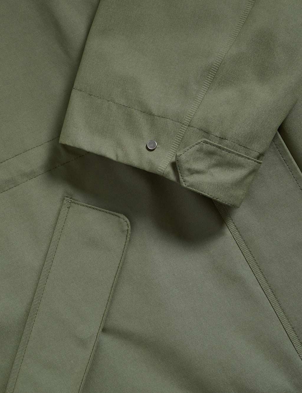 Stormwear™ Hooded Rain Jacket with Cotton 2 of 2