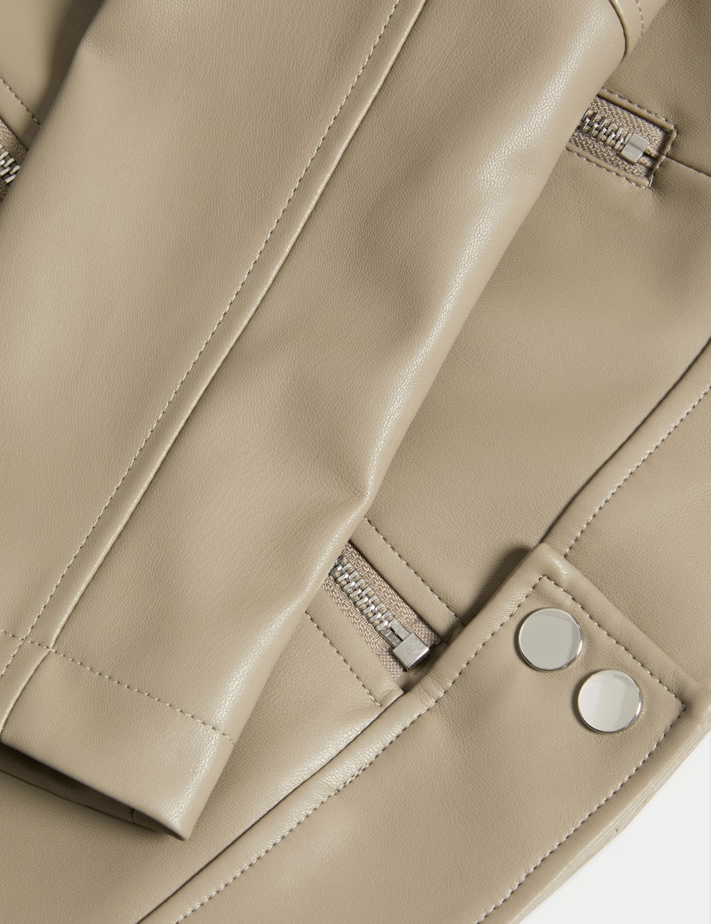 Faux Leather Biker Jacket 7 of 7