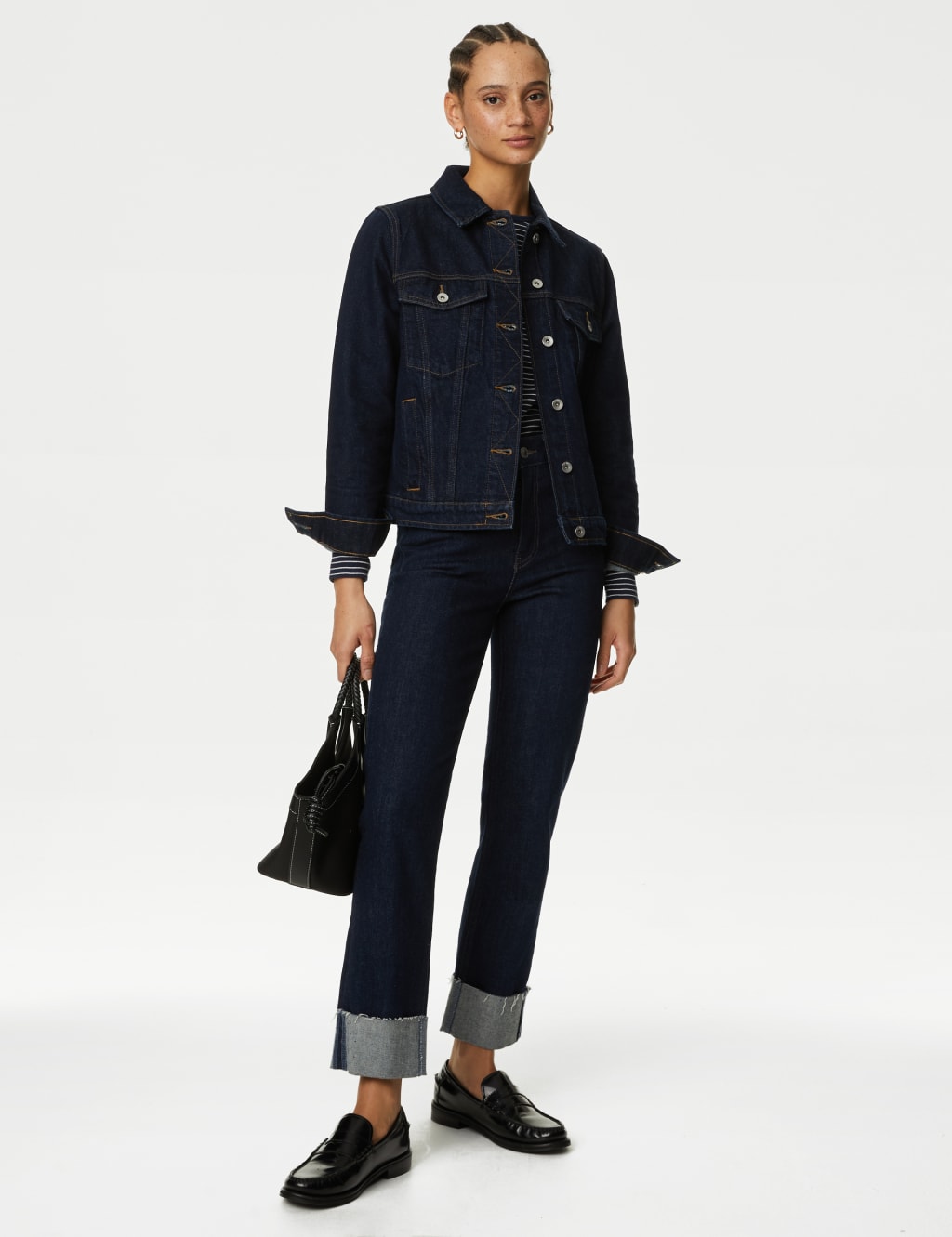 M&s ladies denim jacket discount