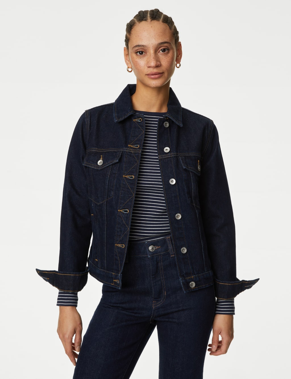Marks and spencer oversized denim jacket online