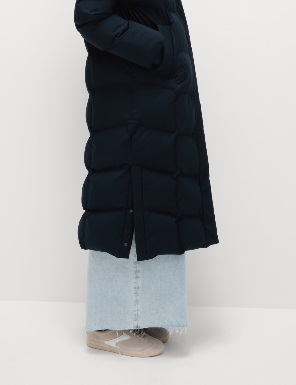 Thermowarmth Hooded Longline Duvet Coat