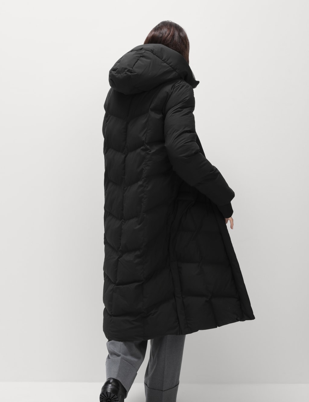 Thermowarmth Hooded Longline Duvet Coat