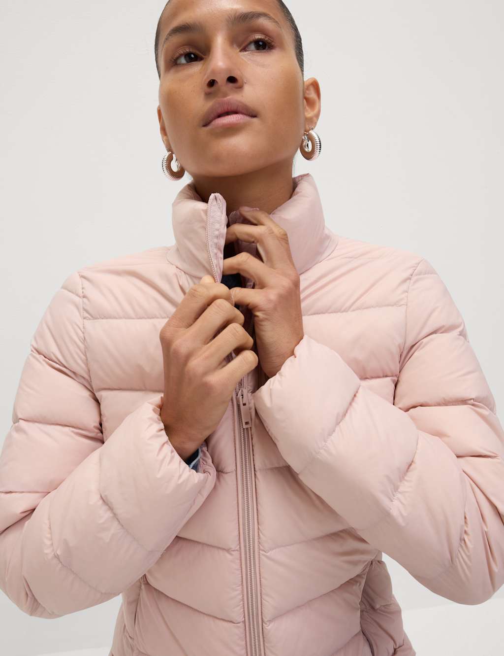 Petite Feather & Down Packaway Puffer Jacket 4 of 8