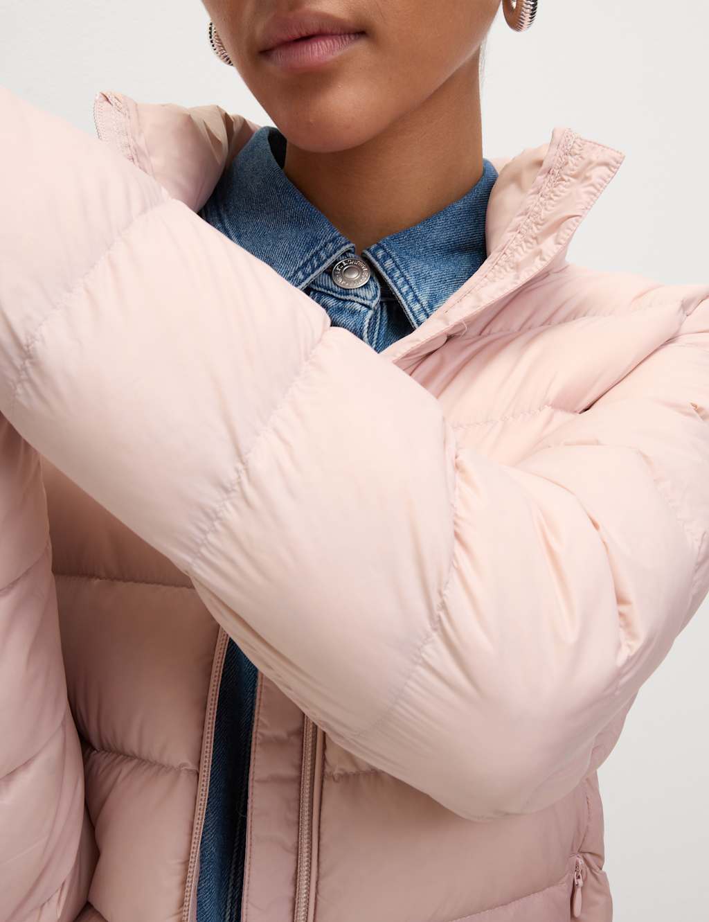 Petite Feather & Down Packaway Puffer Jacket 6 of 8
