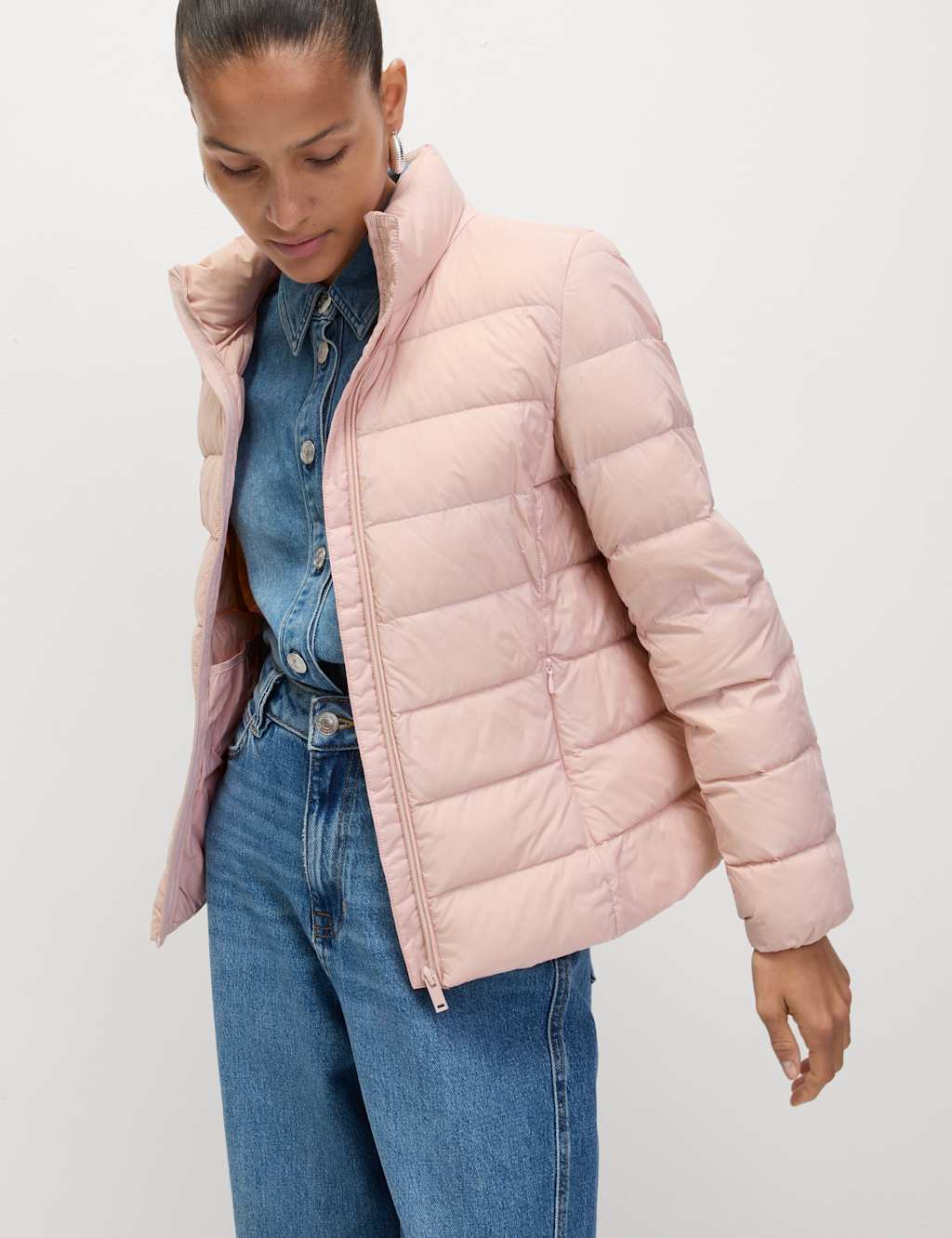 Petite Feather & Down Packaway Puffer Jacket 7 of 8