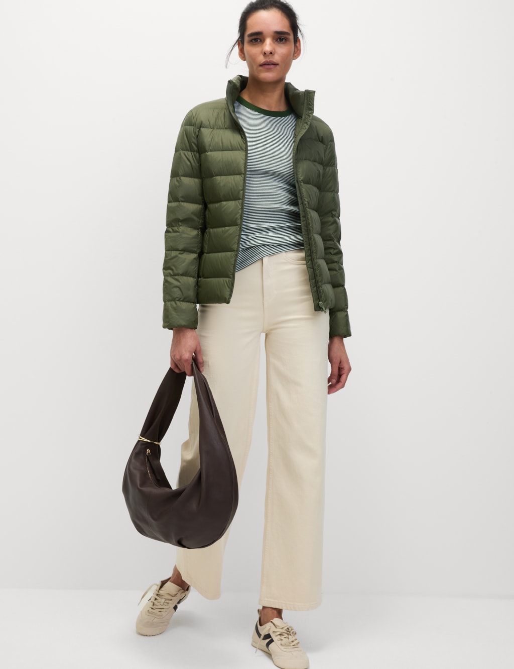 Feather & Down Quilted Packaway Puffer Jacket 3 of 7