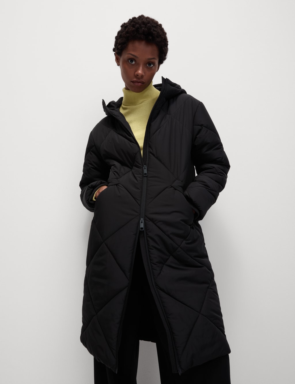 Ladies padded coats m&s clearance