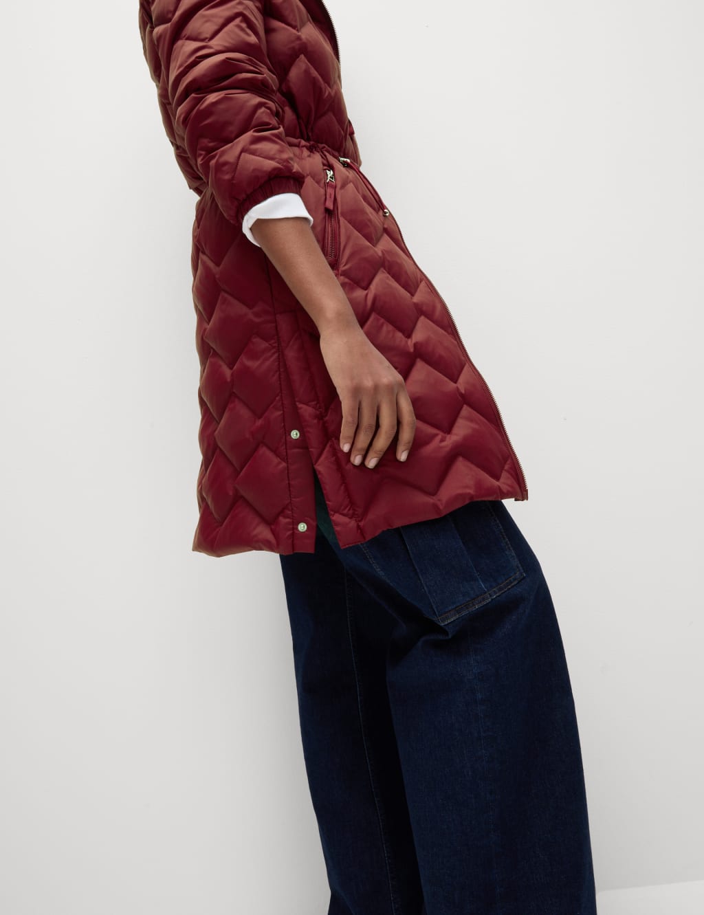 Feather Down Stormwear Puffer Coat M S Collection M S