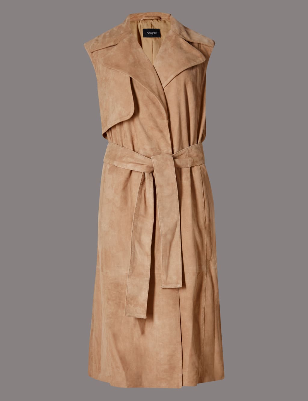 Suede Sleeveless Jacket 2 of 4