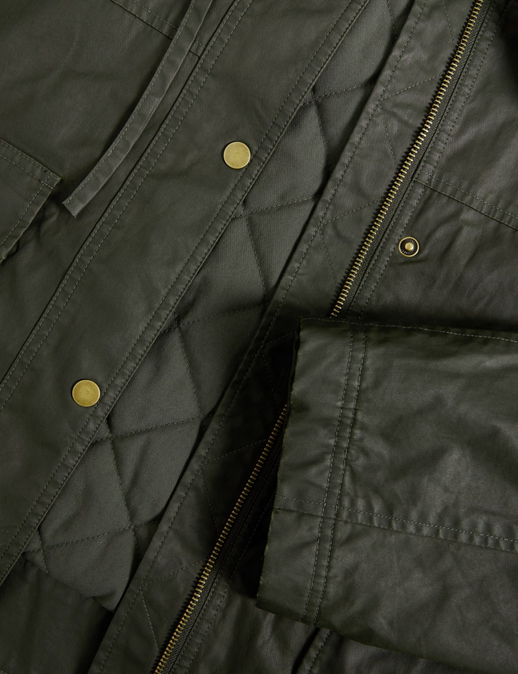 Waxed Hooded Short Jacket 8 of 9