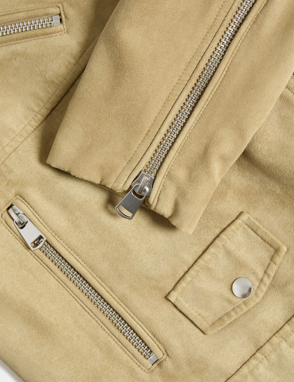 Suedette Biker Jacket 7 of 7