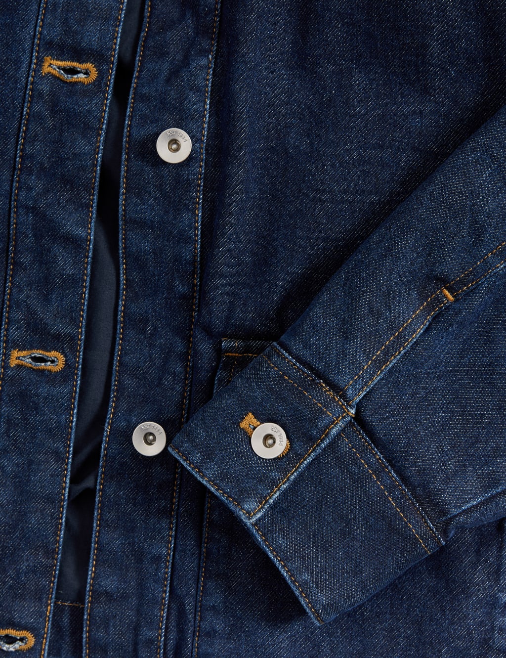 Collared Relaxed Denim Jacket 7 of 7