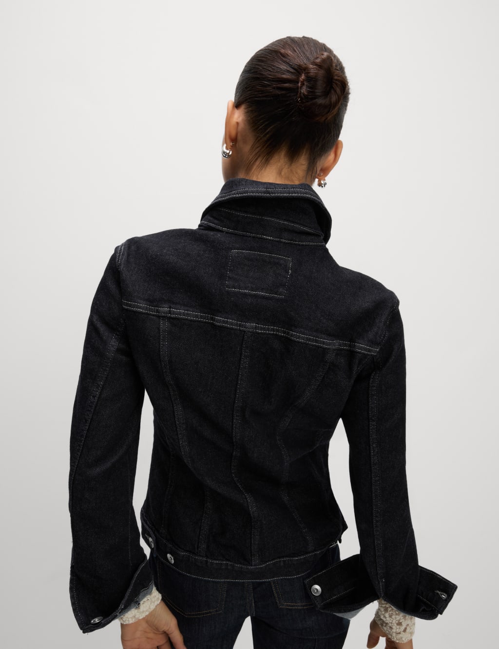 Denim Waisted Jacket 4 of 8