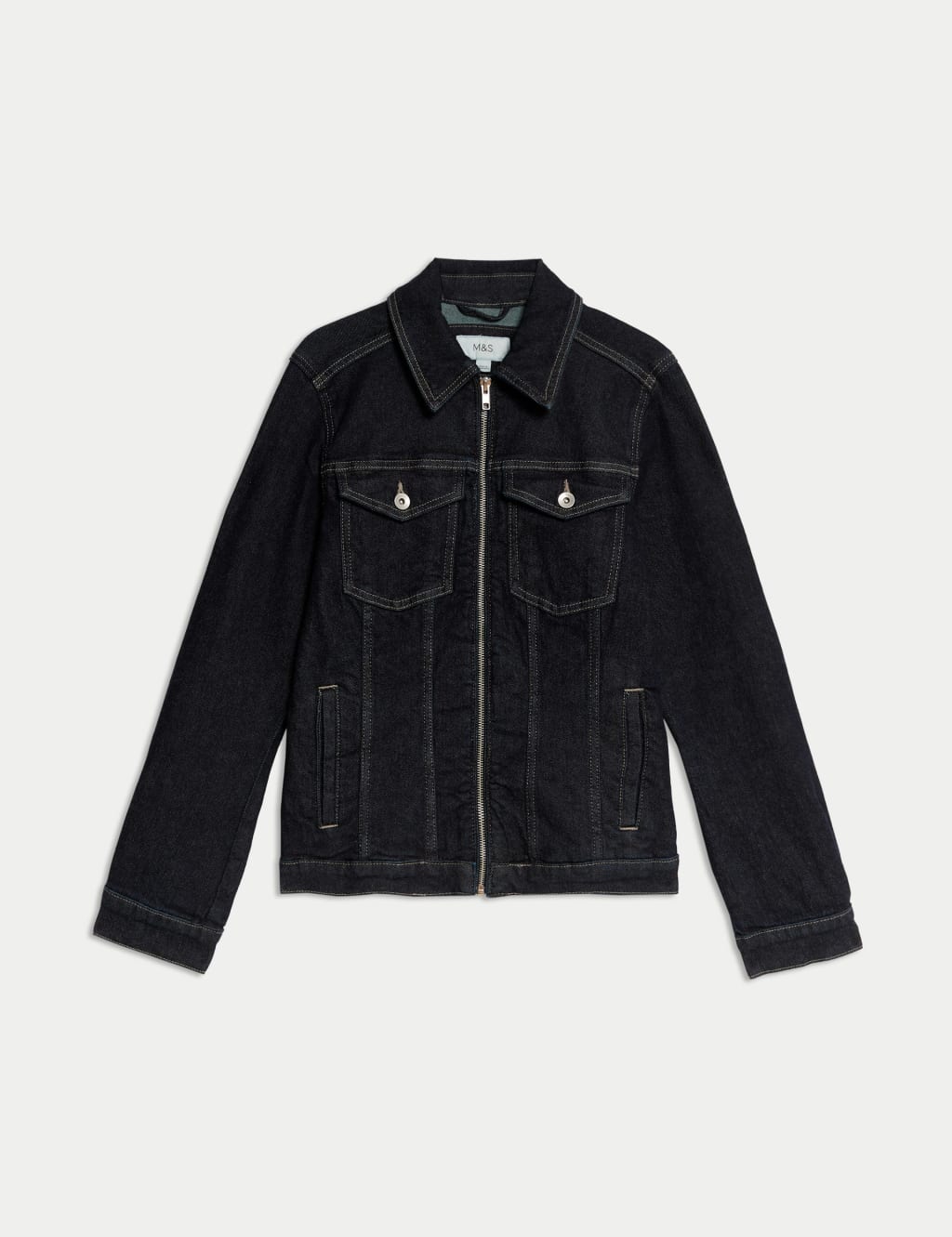 Denim Waisted Jacket 2 of 8