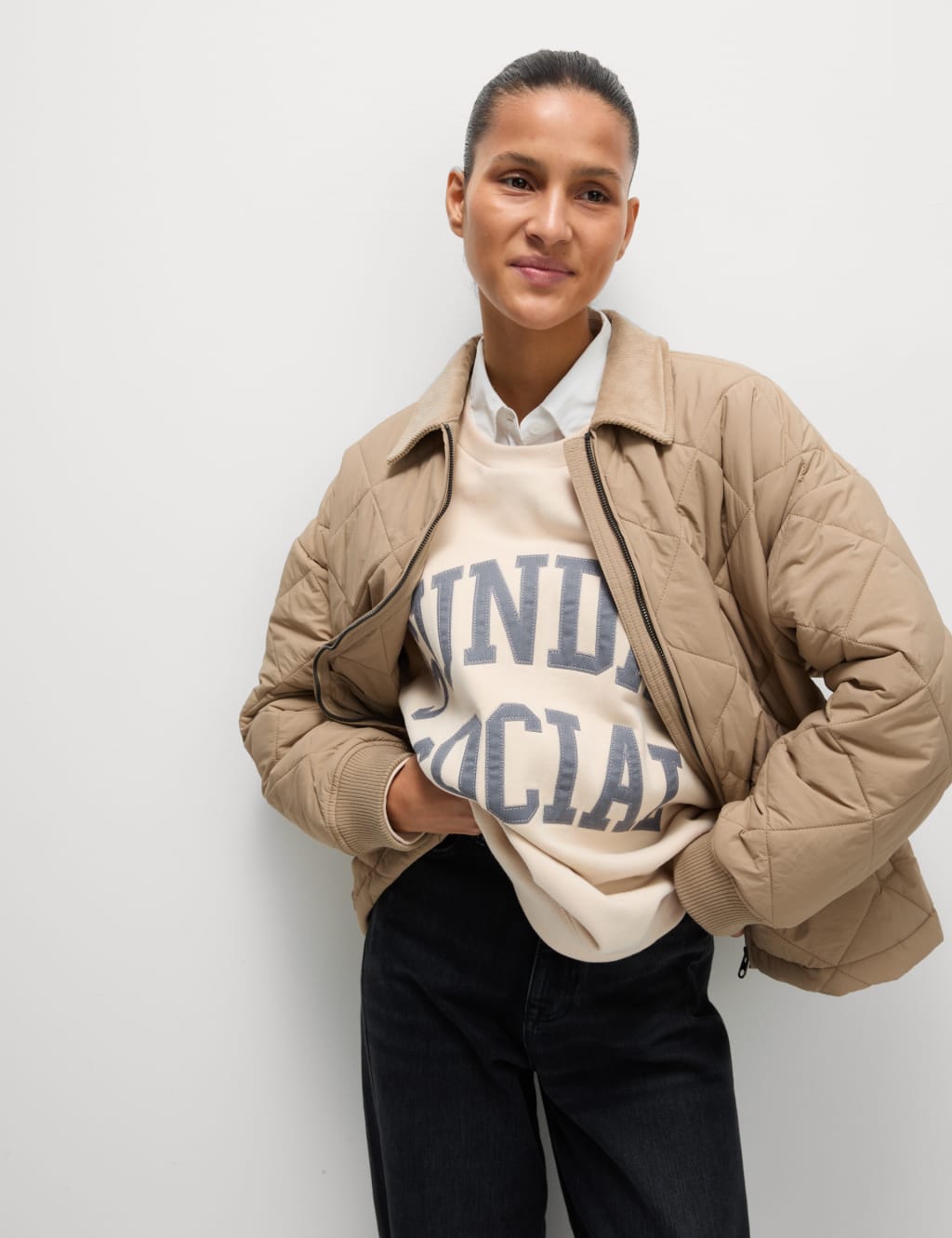 Thermowarmth™ Quilted Collared Jacket 3 of 7