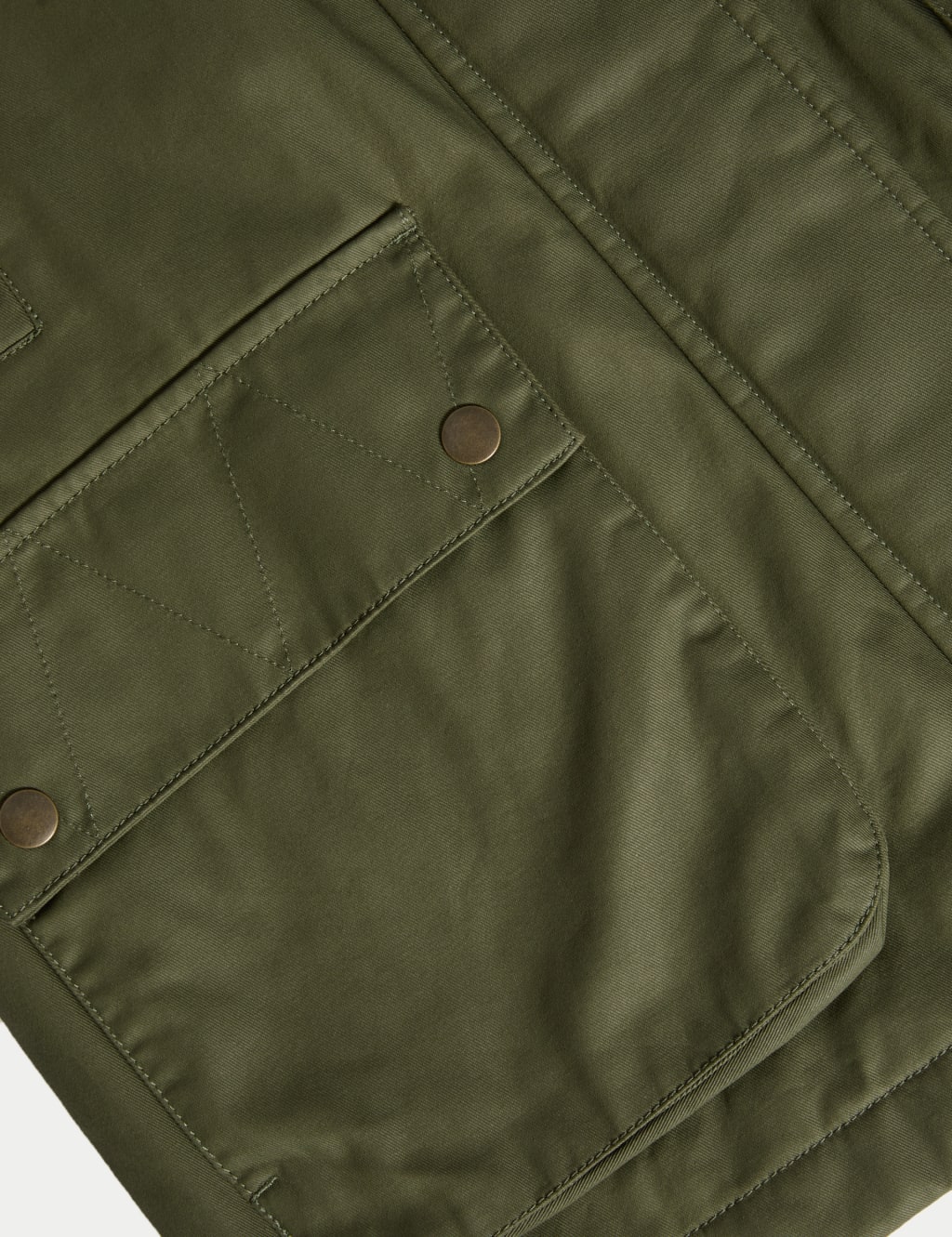 Cotton Rich Waxed Quilted Parka Coat 7 of 8