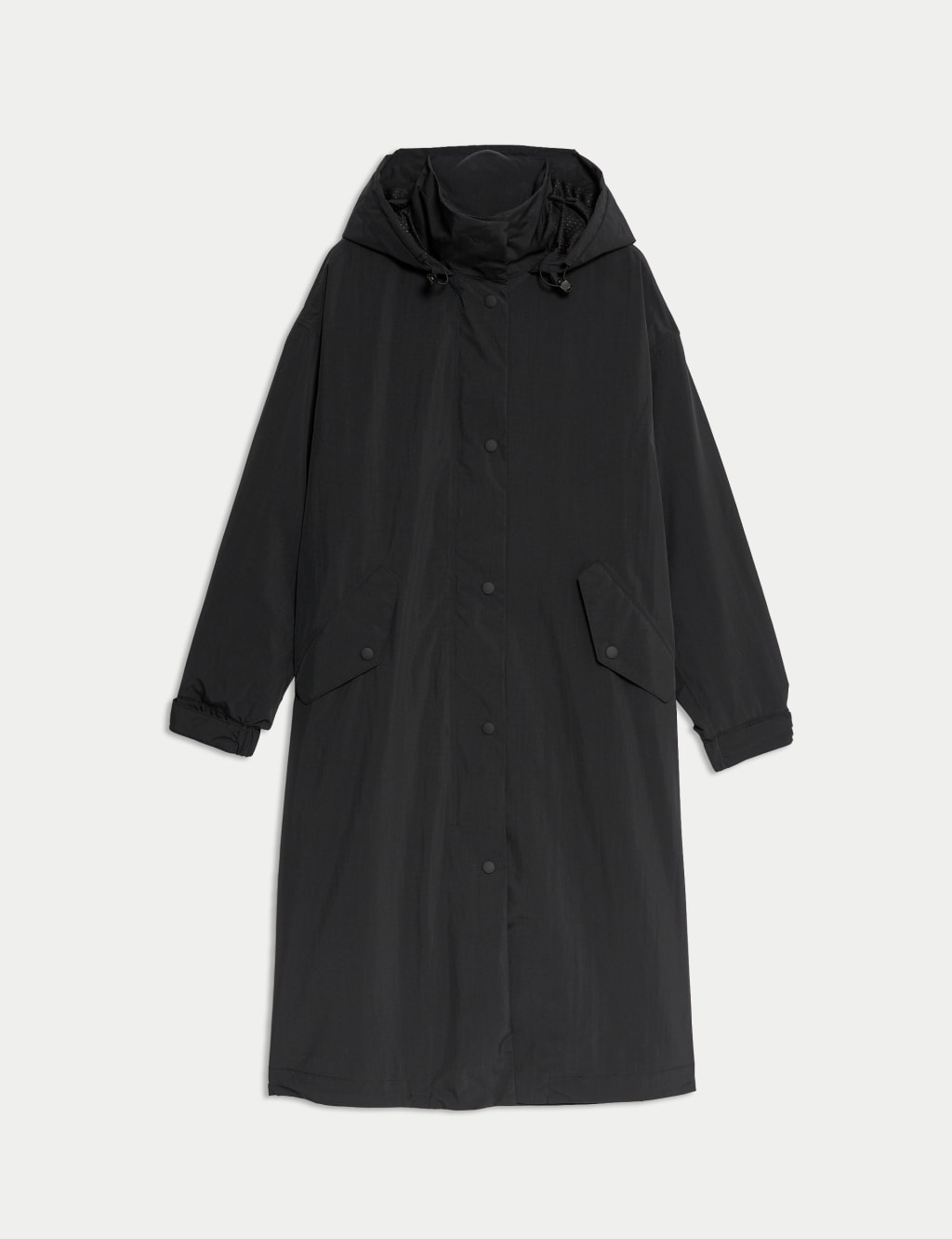 Petite Waterproof Longline Parka Coat M S Collection M S
