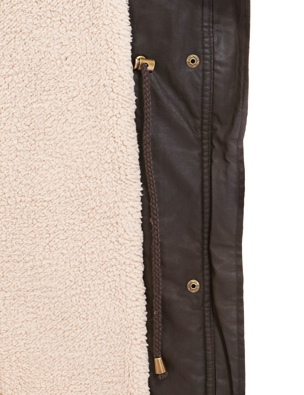 Pure Cotton Fleece Lined Hooded Parka 5 of 5