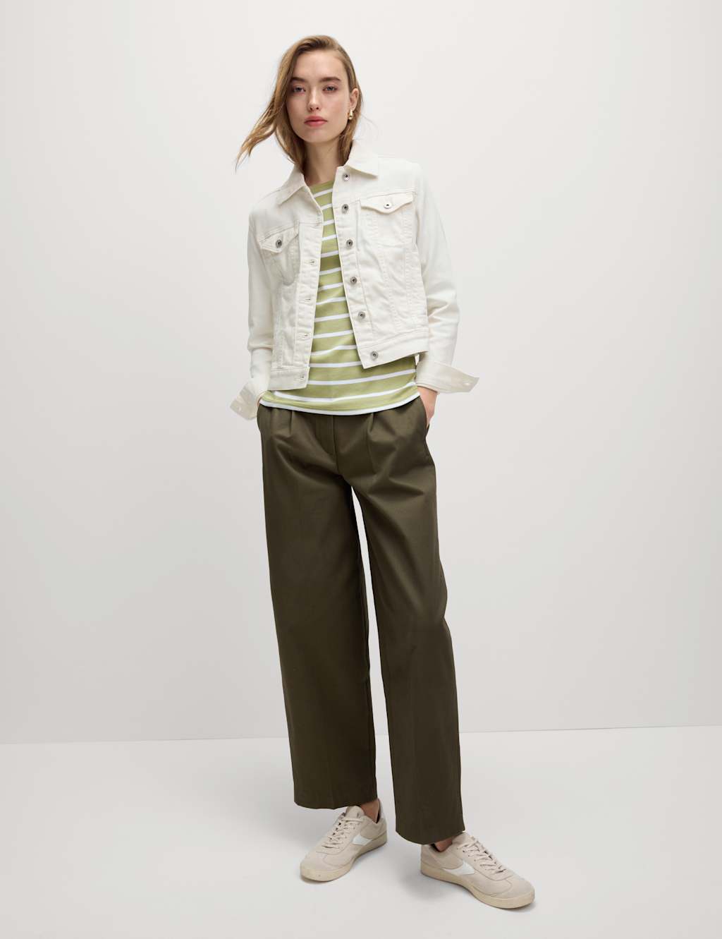 Cotton Rich Denim Jacket with Stretch 5 of 8