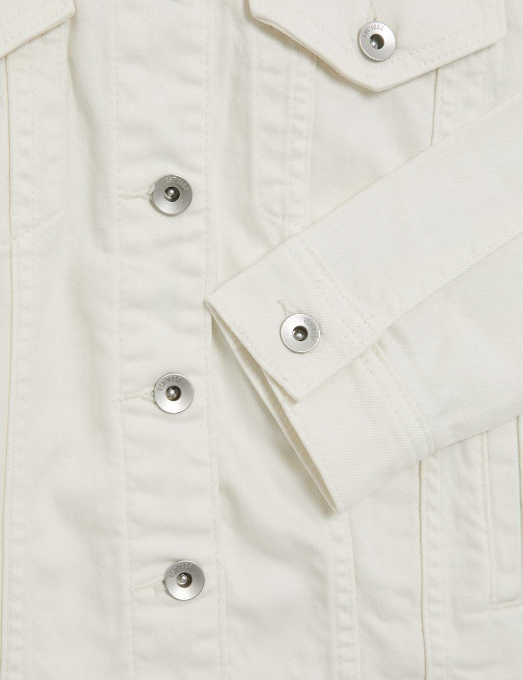 Cotton Rich Denim Jacket with Stretch 8 of 8