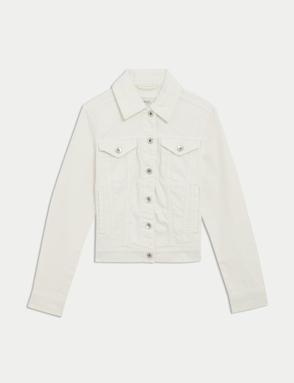 Cotton Rich Denim Jacket with Stretch 2 of 8