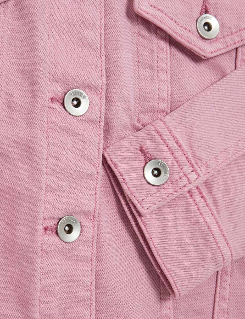 Cotton Rich Denim Jacket with Stretch 5 of 5