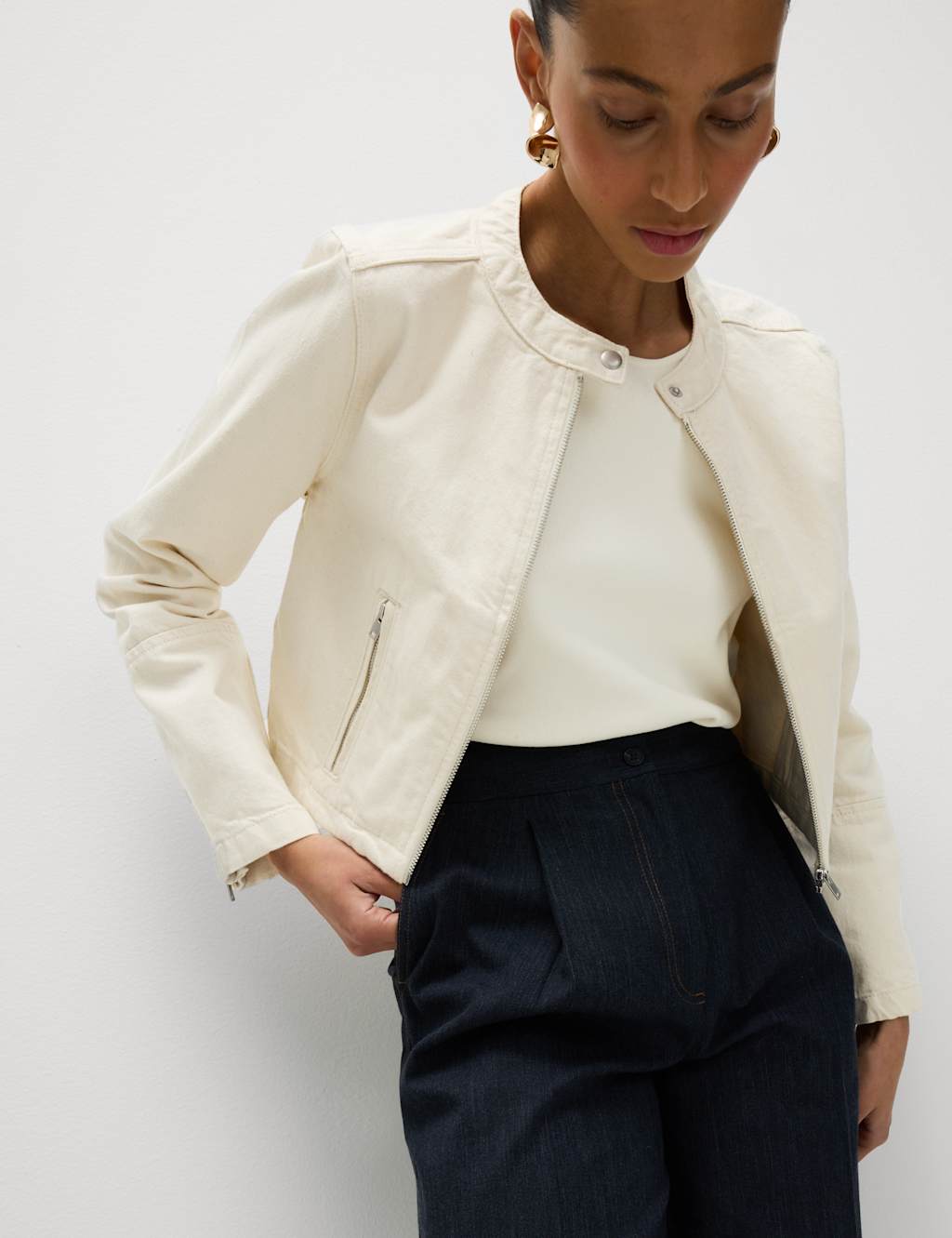 Denim Moto Jacket 5 of 7