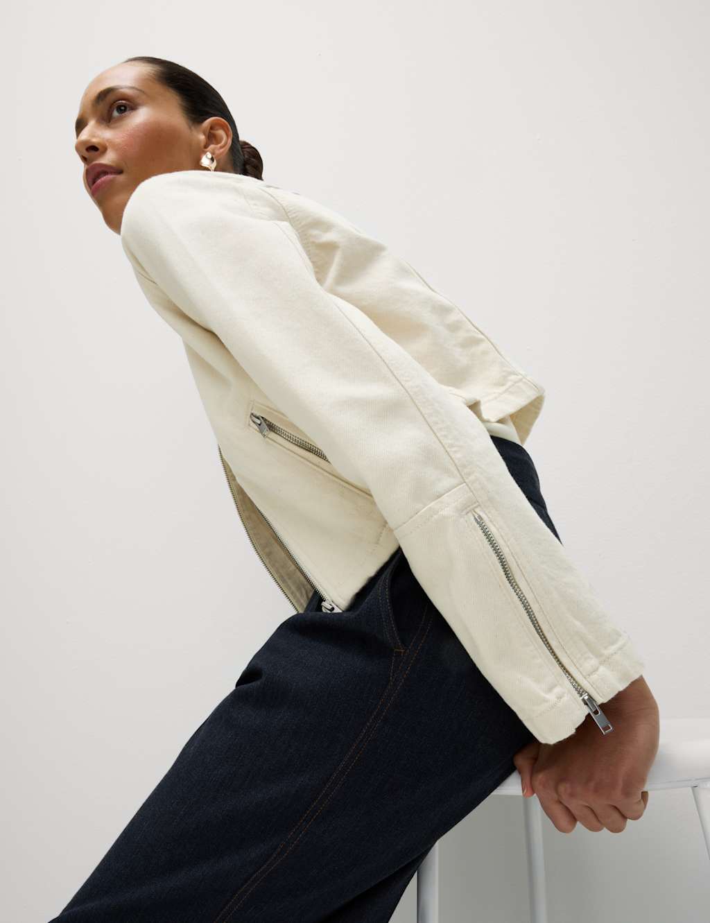 Denim Moto Jacket 6 of 7