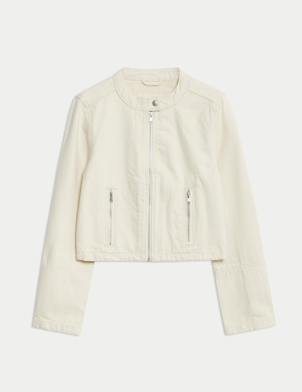 Denim Moto Jacket 2 of 7