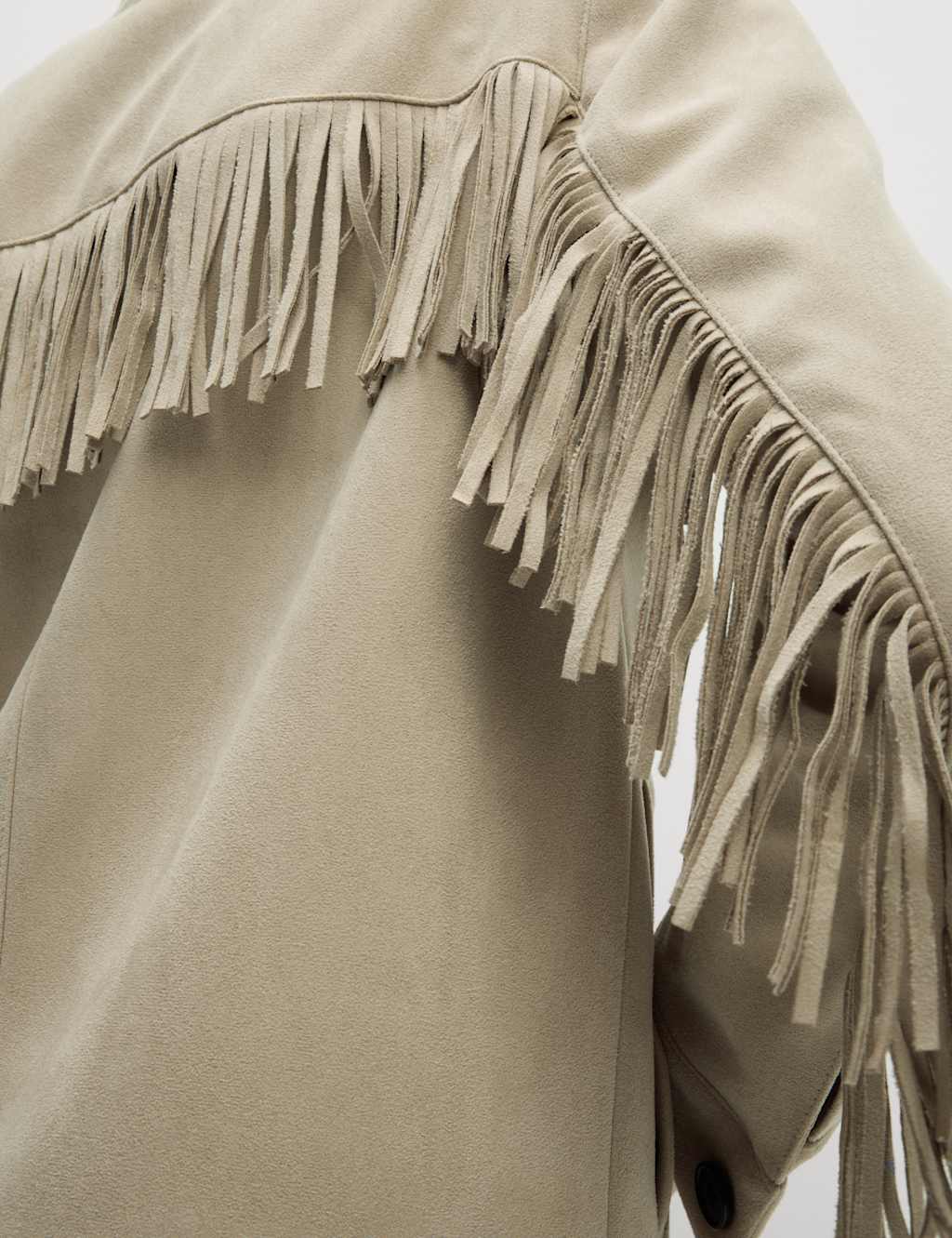 Suedette Fringed Jacket 4 of 6