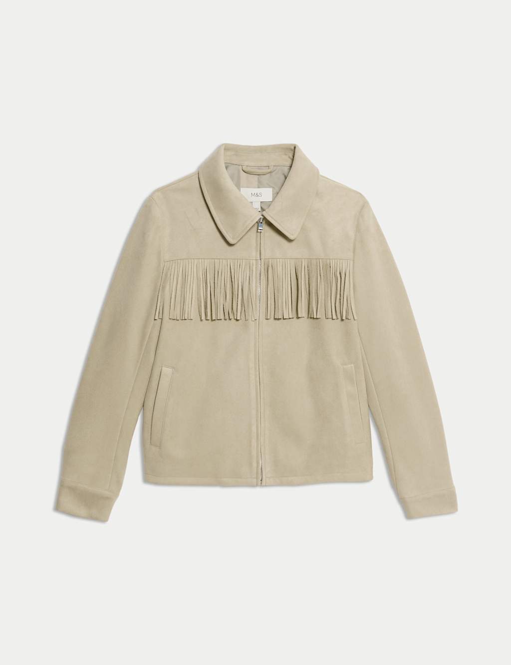 Suedette Fringed Jacket 2 of 6