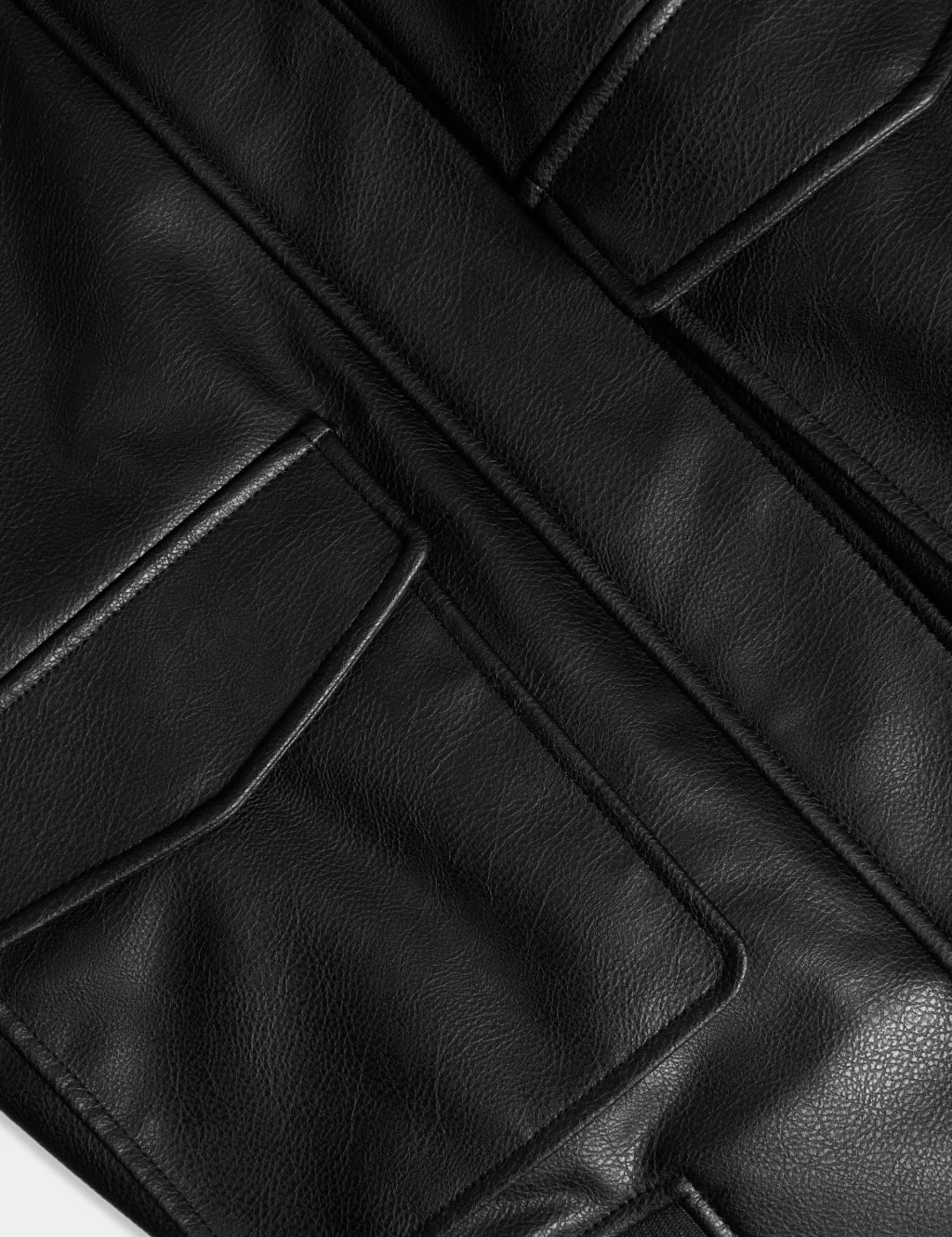 Faux Leather Relaxed Fit Jacket 7 of 7